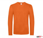 TEE-SHIRT #E190 MEN LSL_URBAN ORANGE