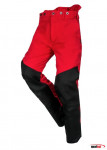 PANTALON ANTI-COUPURE, CLASSE 1 TYPE A ROUGE/JAUNE FLUO