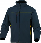 VESTE SOFTSHELL MYSEN GRIS/JAUNE