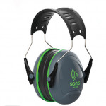 CASQUE ANTI-BRUIT SONIS - GRIS/VERT SNR 27 DB