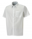 CHEMISE HOMME MC SERVICE BLANCHE