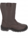Botte CUIR HYDROFUGE FOURRÉE